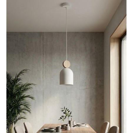 Lámpara colgante Ros Blanco