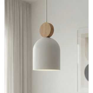 Lámpara colgante Ros II Blanco (3 luces)