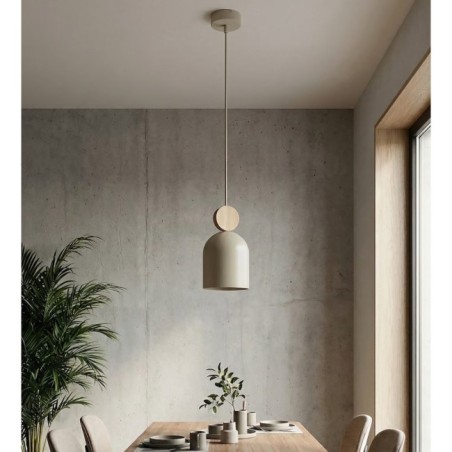 Lámpara colgante Ros Moca