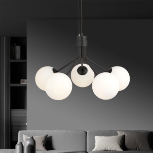 Lámpara de techo Avona Opal (5 luces)