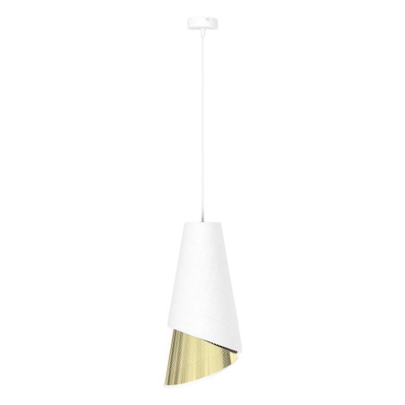 Lámpara colgante Vist Blanco+Oro