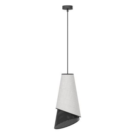 Lámpara colgante Vist Negro+Gris