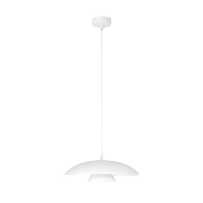 Lámpara colgante Tisa Blanco