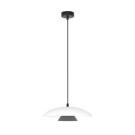Lámpara colgante Tisa Blanco+Negro