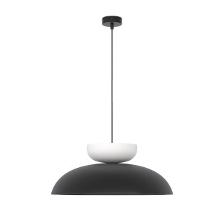 Lámpara colgante Sava Negro+Blanco