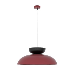 Lámpara colgante Sava Burdeos+Negro