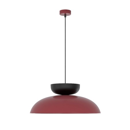 Lámpara colgante Sava Burdeos+Negro
