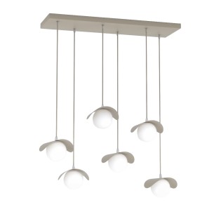 Lámpara colgante Nera Moca (6 luces)