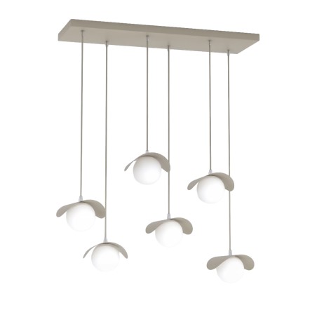 Lámpara colgante Nera Moca (6 luces)