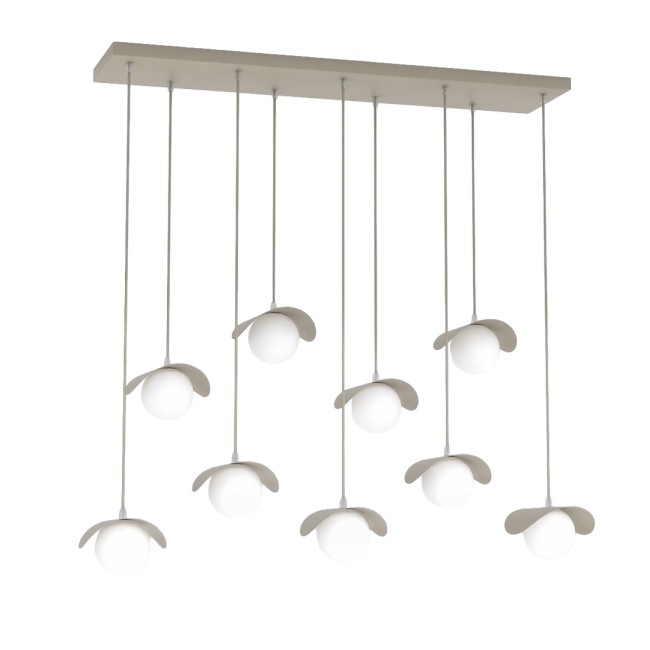 Lámpara colgante Nera Moca (9 luces)