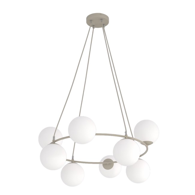 Lámpara colgante Ibar Opal (9 luces)