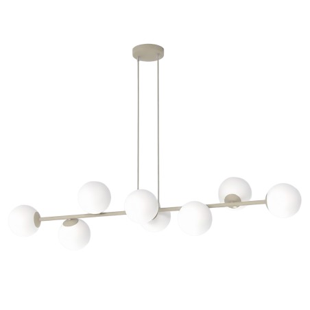 Lámpara colgante Odra Moca Opal (8 luces)