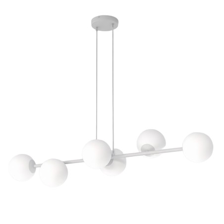 Lámpara colgante Odra Gris Opal (6 luces)