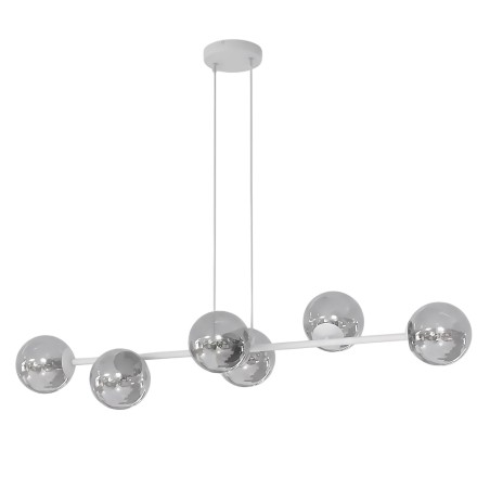 Lámpara colgante Odra Gris Grafito (6 luces)