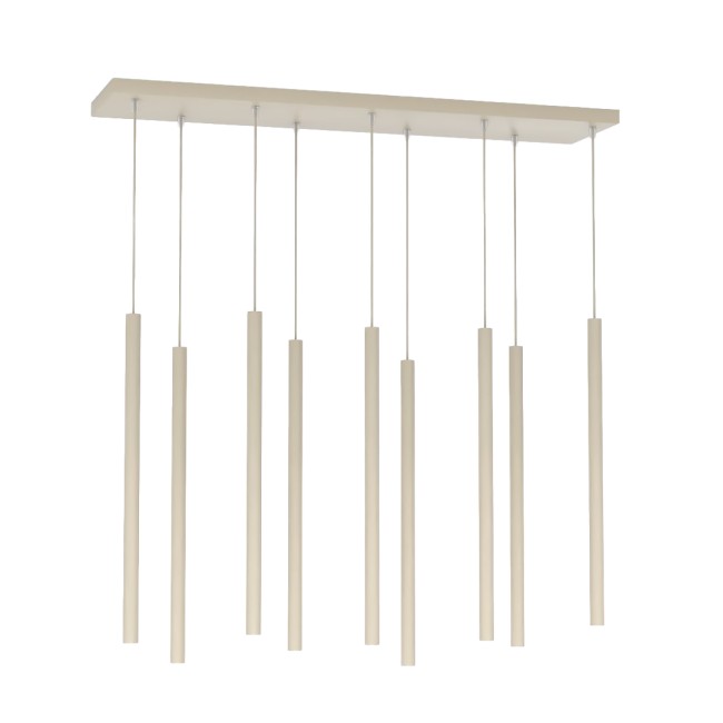 Lámpara colgante Uza Moca (9 luces)