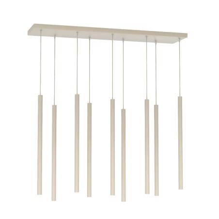 Lámpara colgante Uza Moca (9 luces)