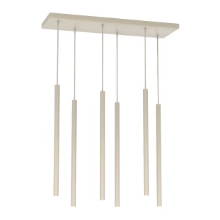 Lámpara colgante Uza Moca (6 luces)