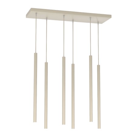 Lámpara colgante Uza Moca (6 luces)