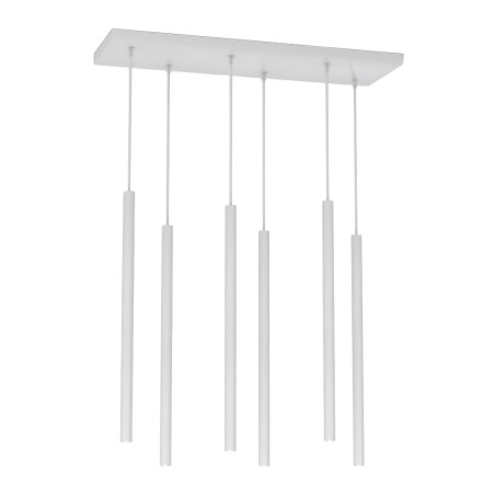 Lámpara colgante Uza Gris (6 luces)