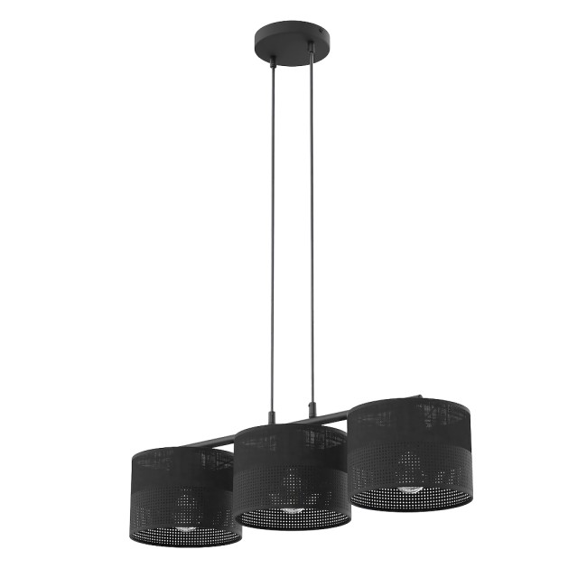 Lámpara colgante Velto Negro (3 luces)