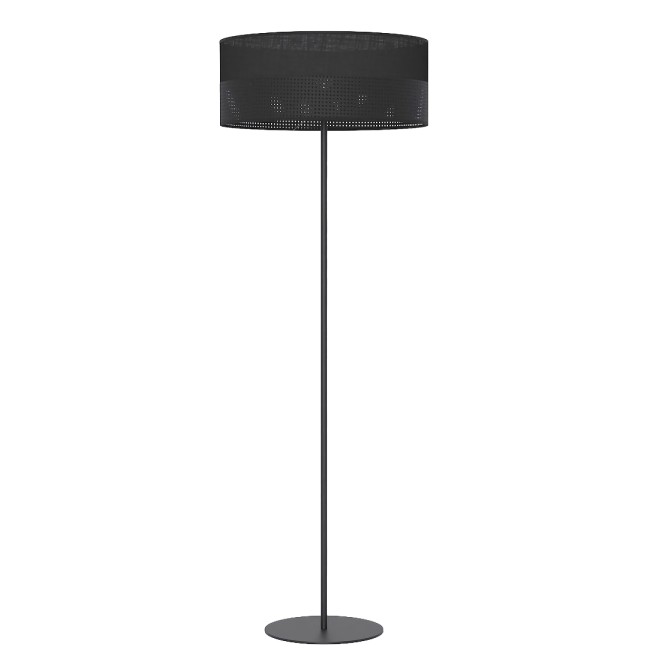Lámpara de pie Velto Negro