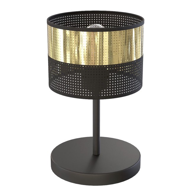 Lámpara de mesa  Velto Negro+Ororo