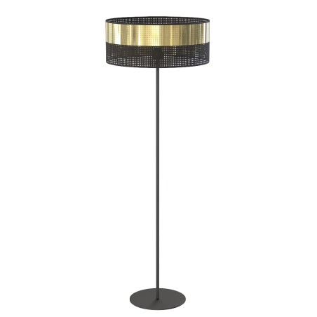 Lámpara de pie Velto Negro+Oro