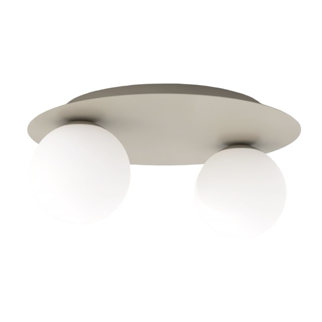 Lámpara de techo Maru Moca Opal (2 luces)