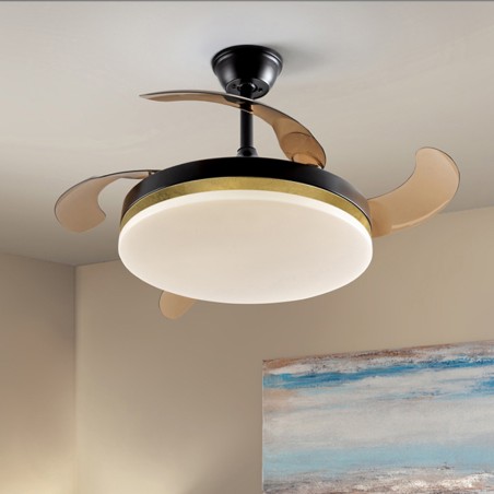 Ventilador LED con aspas plegables Vento Dim (36W)