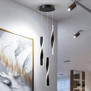 Lámpara colgante LED Twist (3x10W)