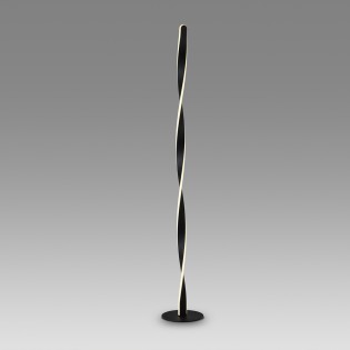 Lámpara de pie LED Twist Negro (40W)
