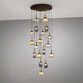 Lámpara colgante Norma Dim (18 luces)