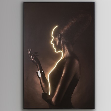 Cuadro con luz LED Silueta (120x180cm.)