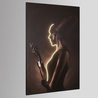 Cuadro con luz LED Silueta (120x180cm.)