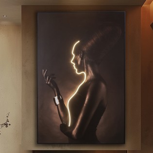 Cuadro con luz LED Silueta (120x180cm.)