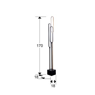 Lámpara de pie LED Colette (44W)