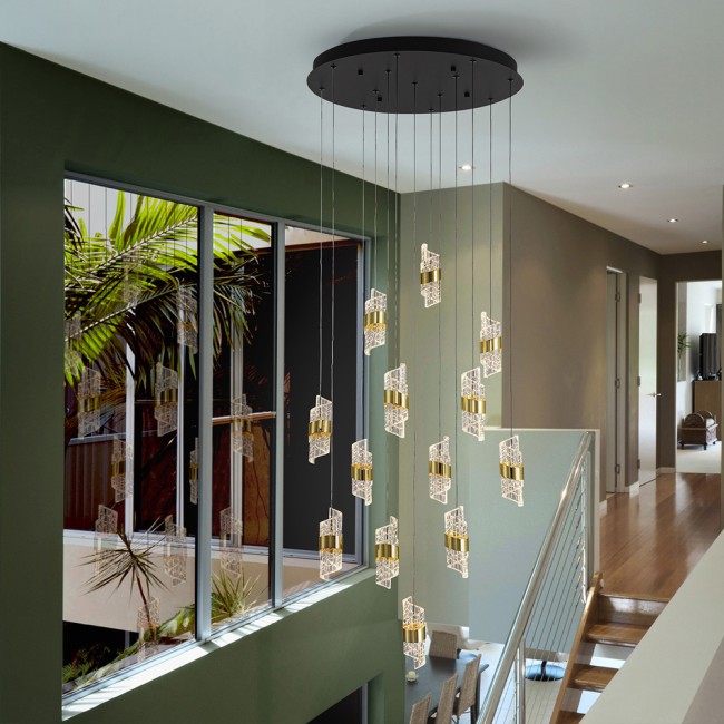 Lámpara colgante LED Iliada (13x7W)