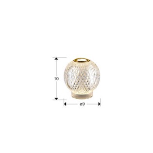 Lámpara de mesa recargable LED Austral (1.5W)