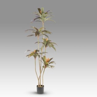 Planta Artificial Dracena Roja