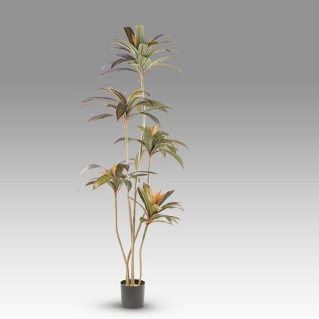 Planta Artificial Dracena Roja