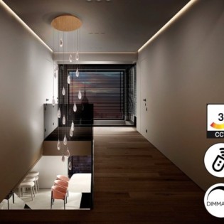 Lámpara De Techo LED Lagrimas (40W)