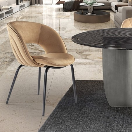 Silla De Comedor Nim Camel