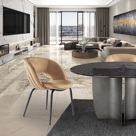 Silla De Comedor Nim Camel