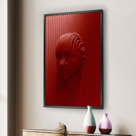 Bajorrelieve Red Face (90x120)