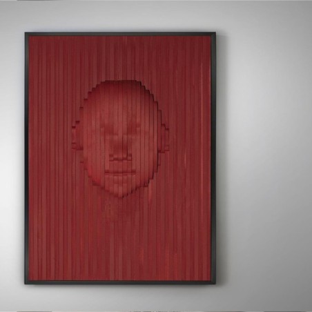 Bajorrelieve Red Face (90x120)