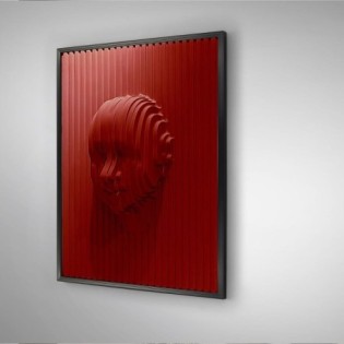Bajorrelieve Red Face (90x120)