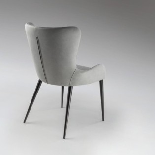 Silla De Comedor Telma Gris Claro
