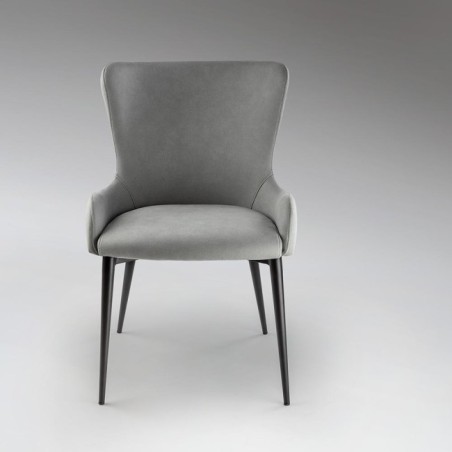 Silla De Comedor Telma Gris Claro