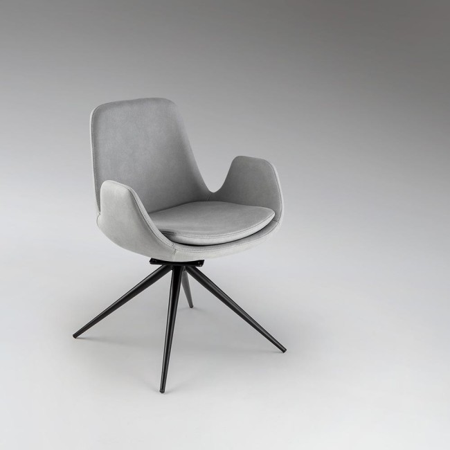 Silla De Comedor Zuna Gris Claro