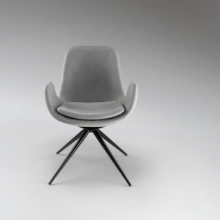 Silla De Comedor Zuna Gris Claro